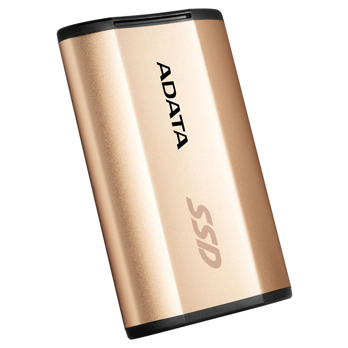 Портативний SSD диск ADATA SE730 250GB USB3.1 Gold (ASE730-250GU31-CGD)