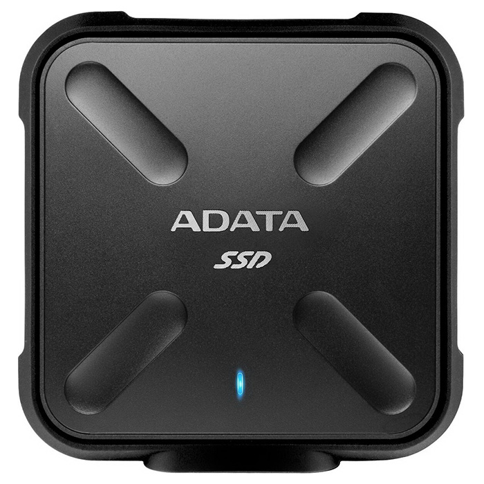 Портативний SSD диск ADATA SD700 256GB USB3.2 Gen1 Black (ASD700-256GU3-CBK)