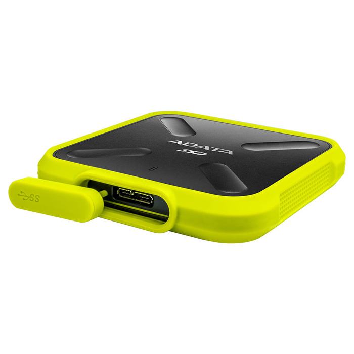 Портативный SSD диск ADATA SD700 256GB USB3.2 Gen1 Yellow (ASD700-256GU3-CYL)