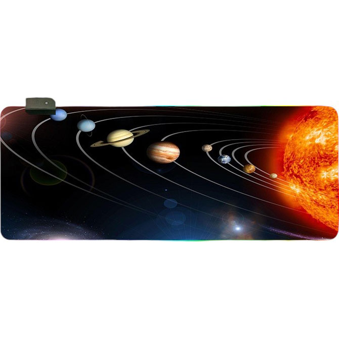 Килимок для миші VOLTRONIC Solar System 800x300 (RGB383C)