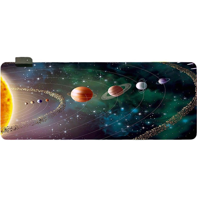 Коврик для мыши VOLTRONIC Solar System in Star Dust 800x300 (RGB383E)