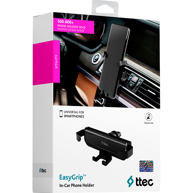 Автодержатель для смартфона TTEC EasyGrip (2TT21)