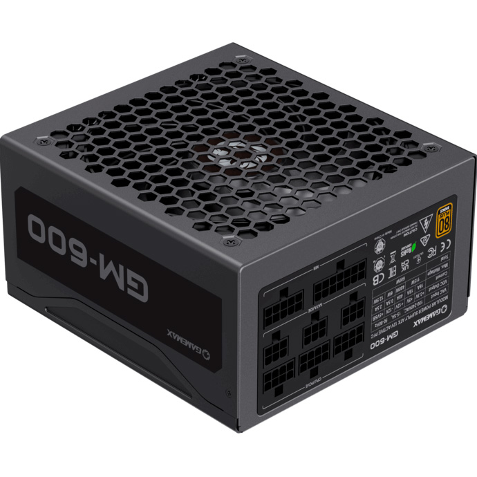 Блок питания 600W GAMEMAX GM-600 Modular Black