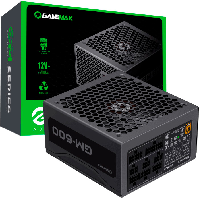 Блок питания 600W GAMEMAX GM-600 Modular Black