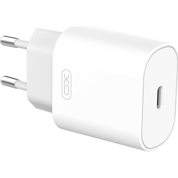 Зарядное устройство XO L91 1xUSB-C, PD25W White w/Type-C to Lightning cable (L91I-WH)