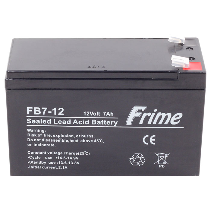 Акумуляторна батарея FRIME FB7-12 (12В, 7Агод)