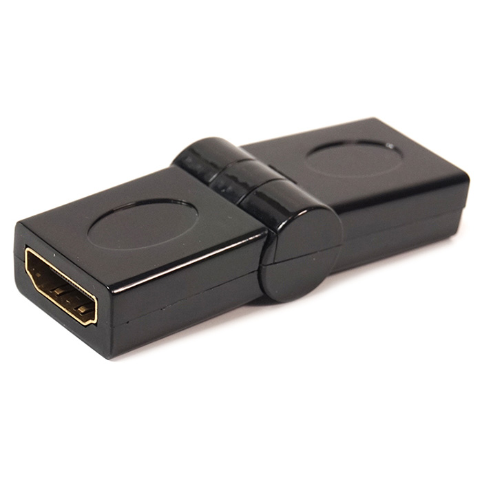 З'єднувач поворотний POWERPLANT HDMI Black (KD00AS1299)
