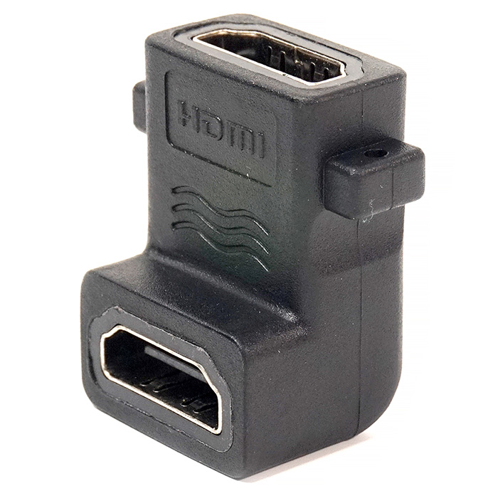 З'єднувач кутовий POWERPLANT HDMI Black (KD00AS1304)