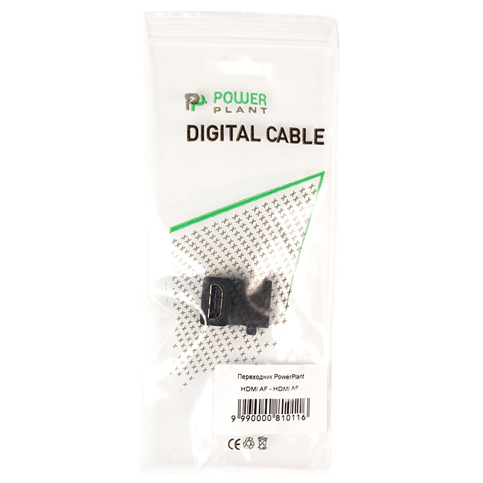 Соединитель угловой POWERPLANT HDMI Black (KD00AS1304)