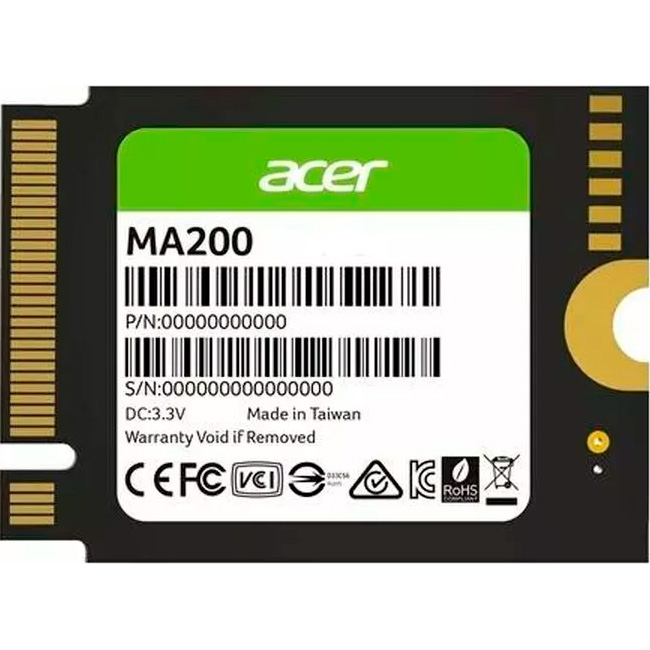 SSD диск ACER MA200 512GB M.2 NVMe (BL.9BWWA.153)