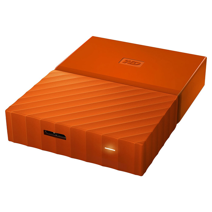 Портативный жёсткий диск WD My Passport 3TB USB3.0 Orange (WDBYFT0030BOR-WESN)
