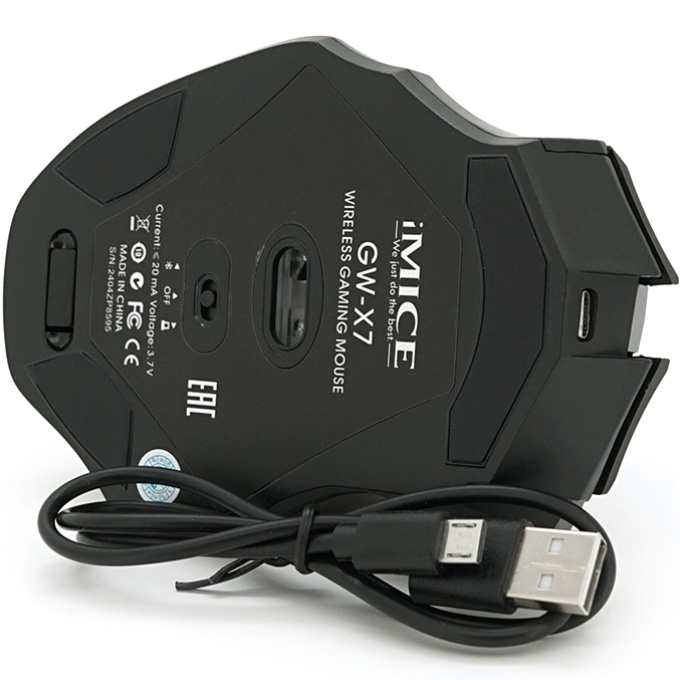 Миша ігрова IMICE GW-X7BT Black