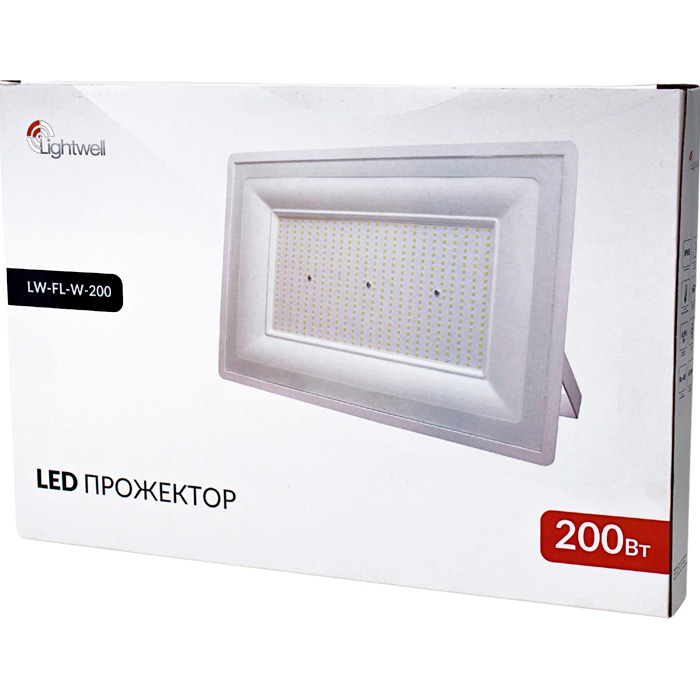 Прожектор LED LIGHTWELL LW-FL-W-200 200W 6500K