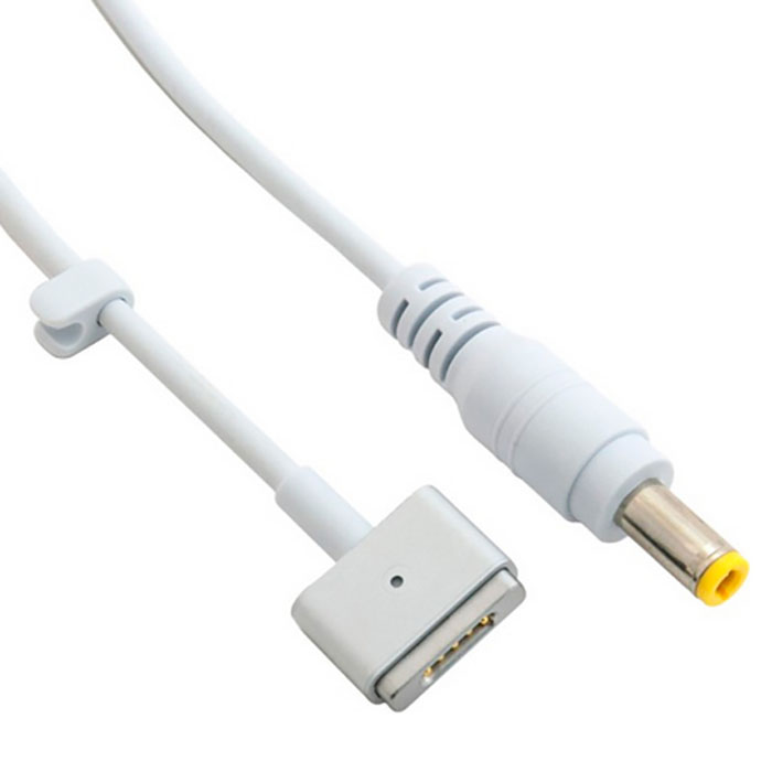 Кабель живлення Apple MagSafe2 to DC EXTRADIGITAL KBP1666 MagSafe 2 to DC 5.5*2.5mm 1.25м White