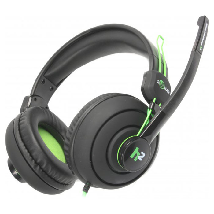 Навушники геймерскі MAXXTER Sonar H2 Black/Green