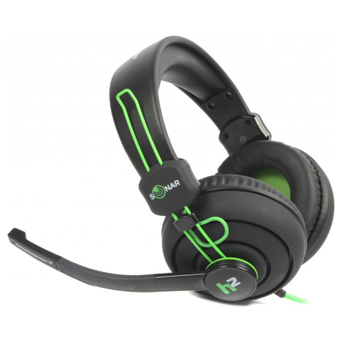 Навушники геймерскі MAXXTER Sonar H2 Black/Green