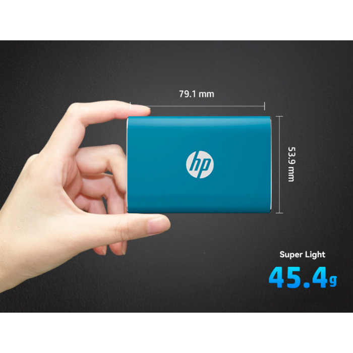 Портативний SSD диск HP P500 500GB USB3.2 Gen1 Blue (7PD54AA)