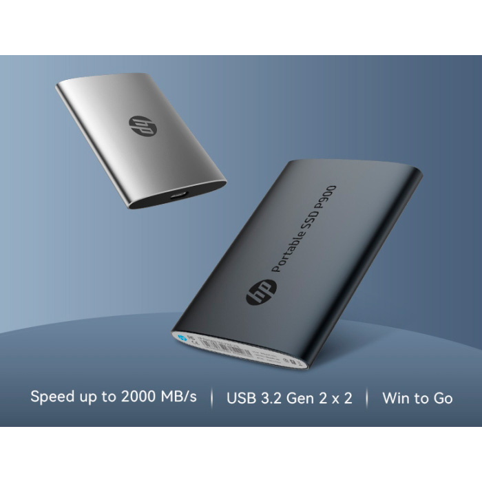 Портативний SSD диск HP P900 1TB USB3.2 Gen2x2 Gray (7M692AA)