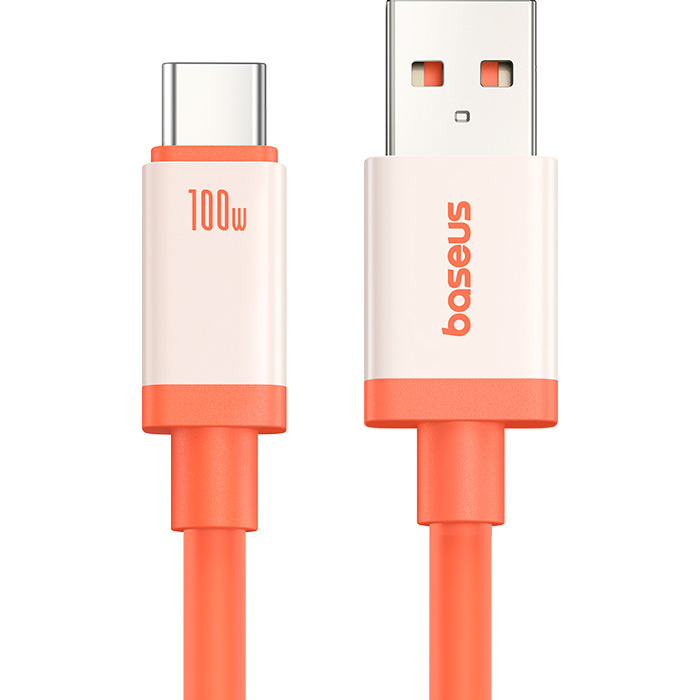 Кабель BASEUS 0°C Series Fast Charging Data Cable USB to Type-C 100W 1м Canyon Coral (P10368801731-00)