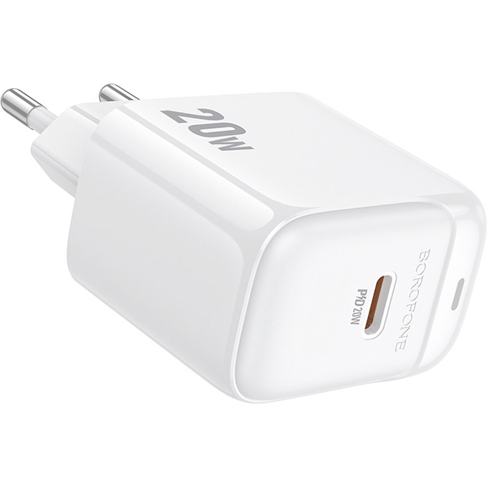 Зарядний пристрій BOROFONE BAS43A Potential 1xUSB-C, PD20W White