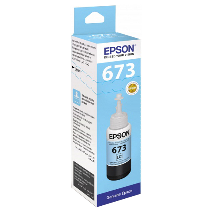 Чорнило EPSON T6735 Light Cyan (C13T67354A)