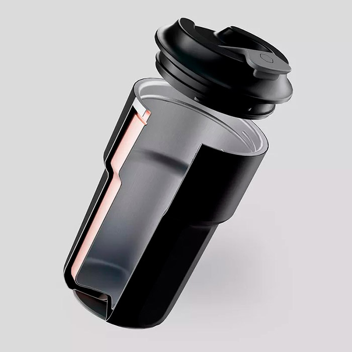 Термокухоль XIAOMI DAILY ELEMENTS Drink Cup 0.42л Black