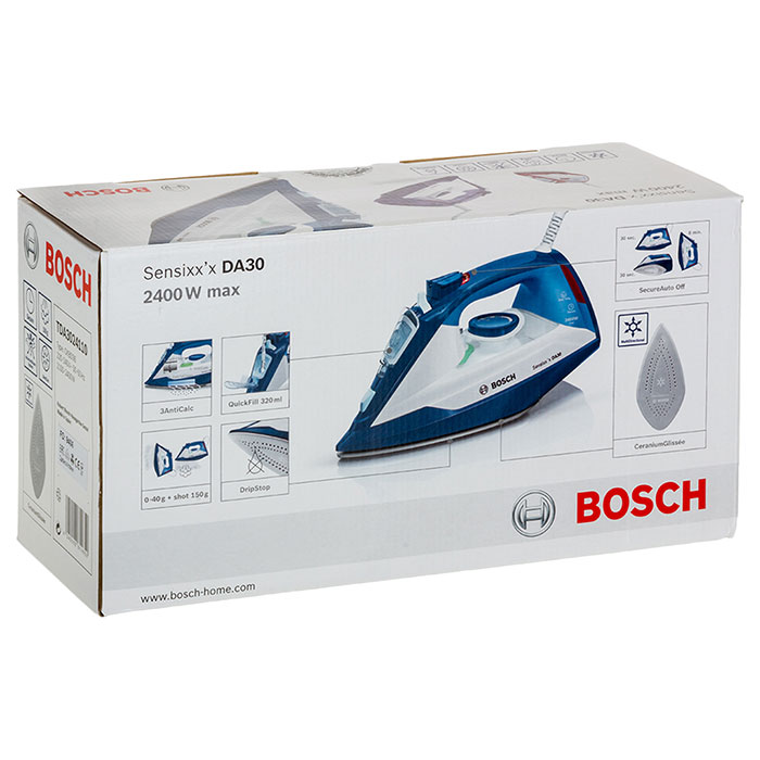 Утюг BOSCH Sensixx'x DA30 Blue (TDA3024110)