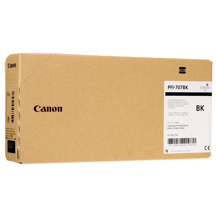 Картридж CANON PFI-707BK Black (9821B001)