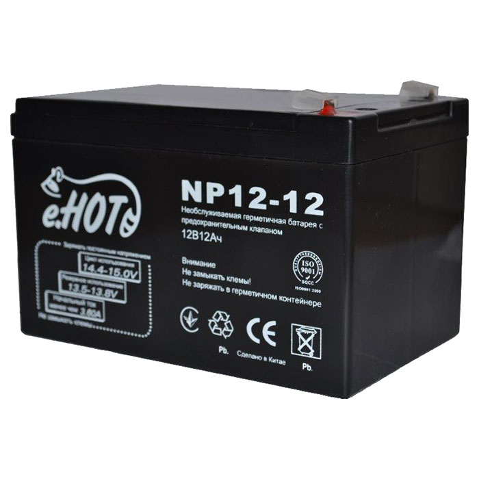 Акумуляторна батарея ENOT NP12-12 (12В, 12Агод)
