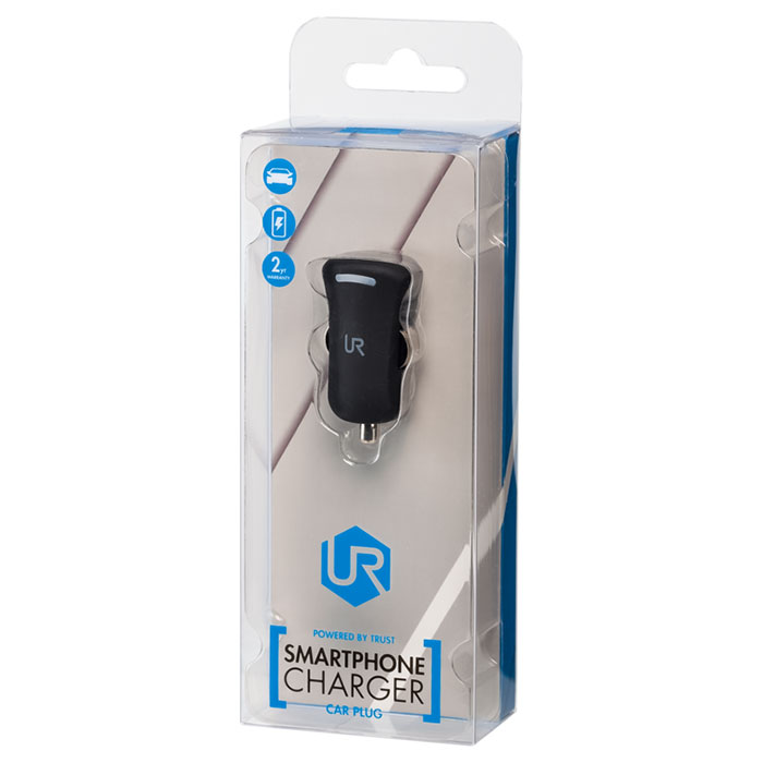 Автомобільний зарядний пристрій TRUST Urban Smart Car Charger 1xUSB-A Black (20151)