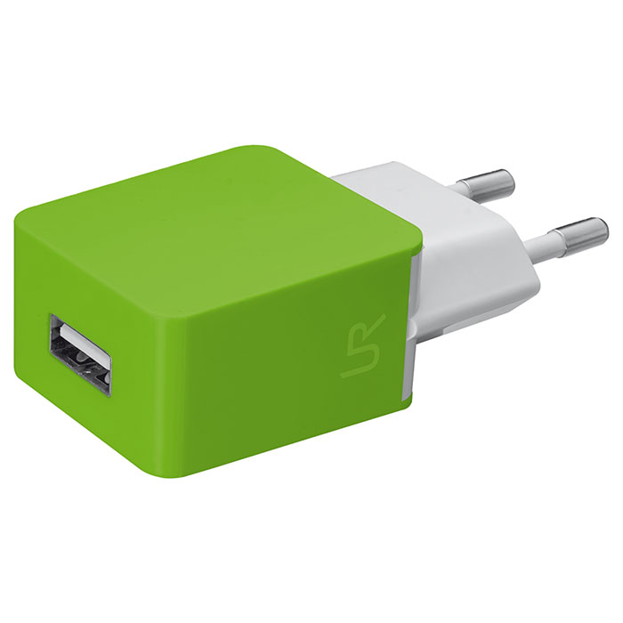 Зарядное устройство TRUST Urban Smart Wall Charger 1xUSB-A Lime Green (20146)