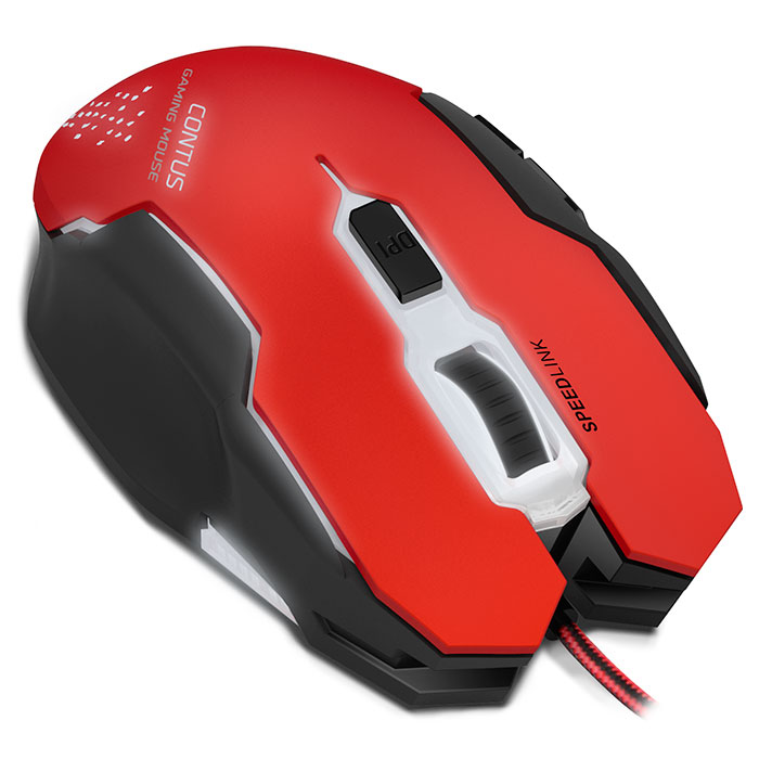 Миша ігрова SPEEDLINK Contus Black/Red (SL-680002-BKRD)