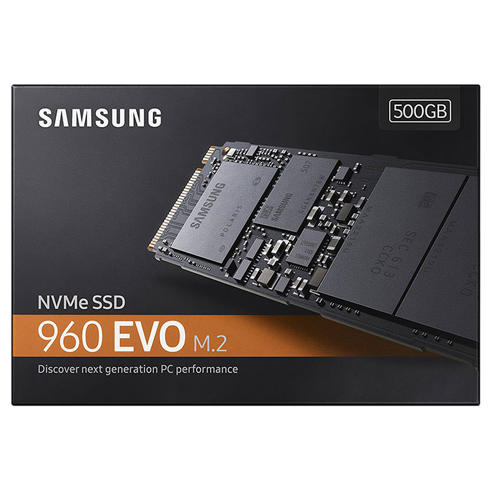 SSD диск SAMSUNG 960 EVO 500GB M.2 NVMe (MZ-V6E500BW)