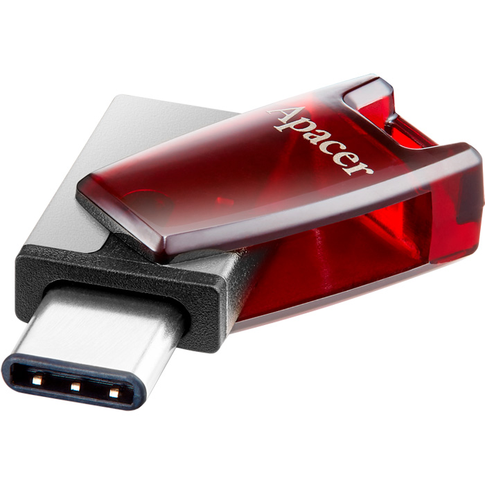 Флешка APACER AH180 USB/USB-C3.2 128GB (AP128GAH180R-1)