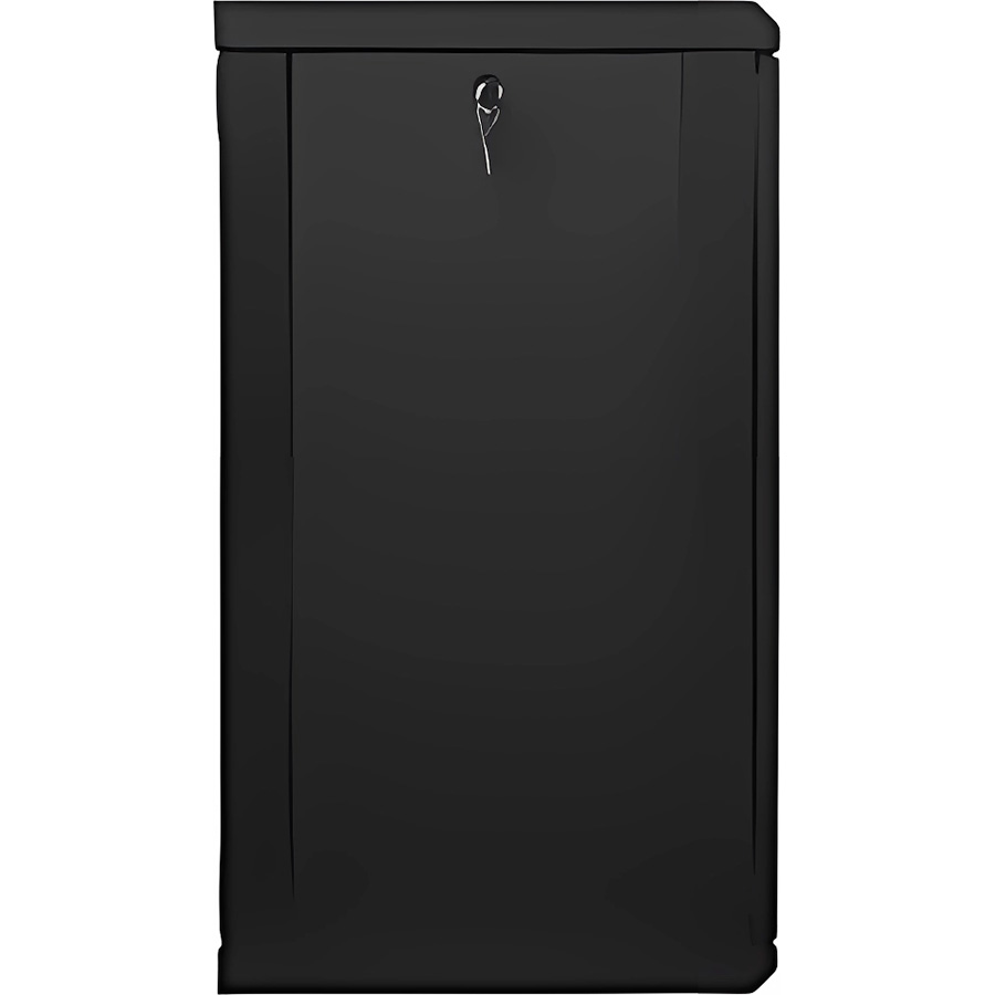 Настінна шафа 19" HYPERNET WMNC-15U-Flat-Black (15U, 600x450мм, RAL9005)