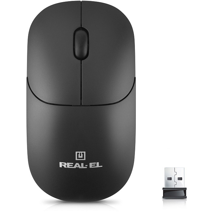 Миша REAL-EL RM-311 Wireless Black (EL123200041)