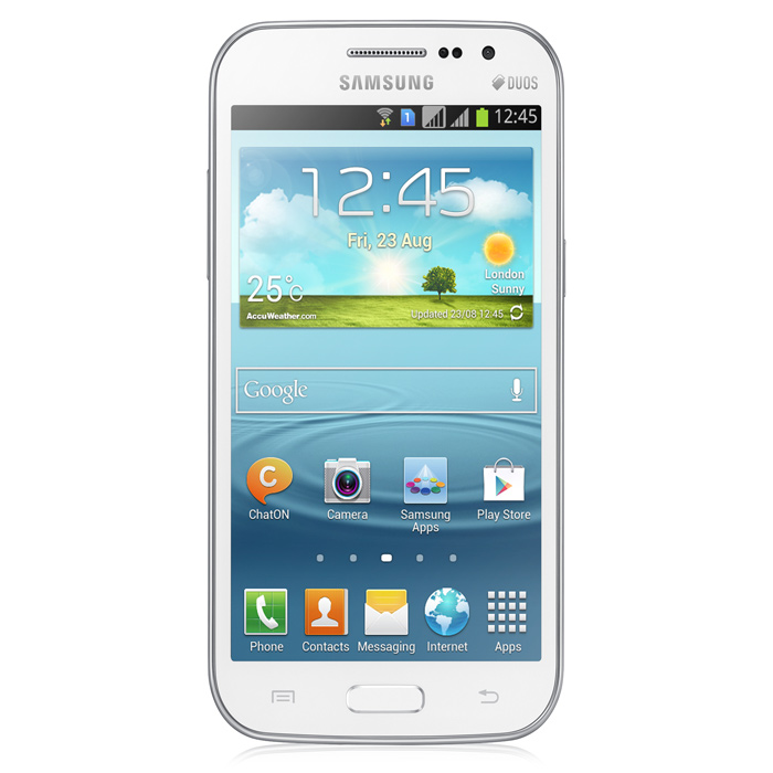 Смартфон SAMSUNG Galaxy Win GT-I8552 Dual SIM Ceramic White