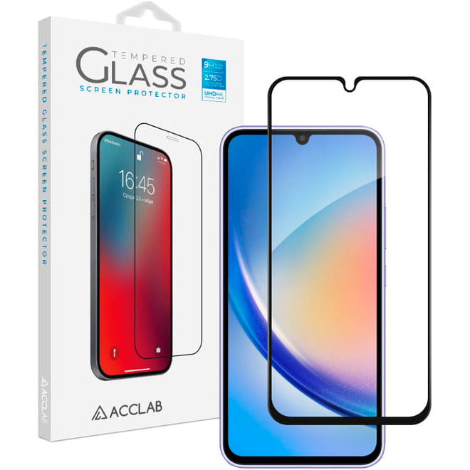 Защитное стекло ACCLAB Black для Galaxy A34 5G