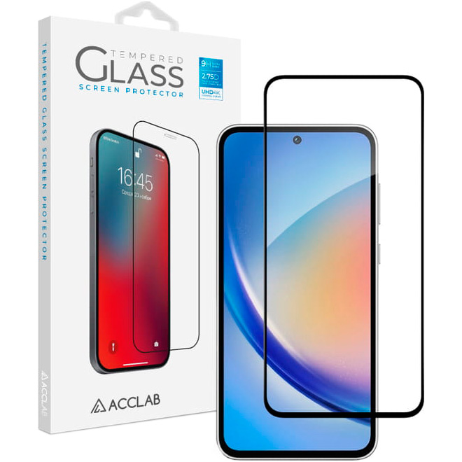 Защитное стекло ACCLAB Black для Galaxy A35