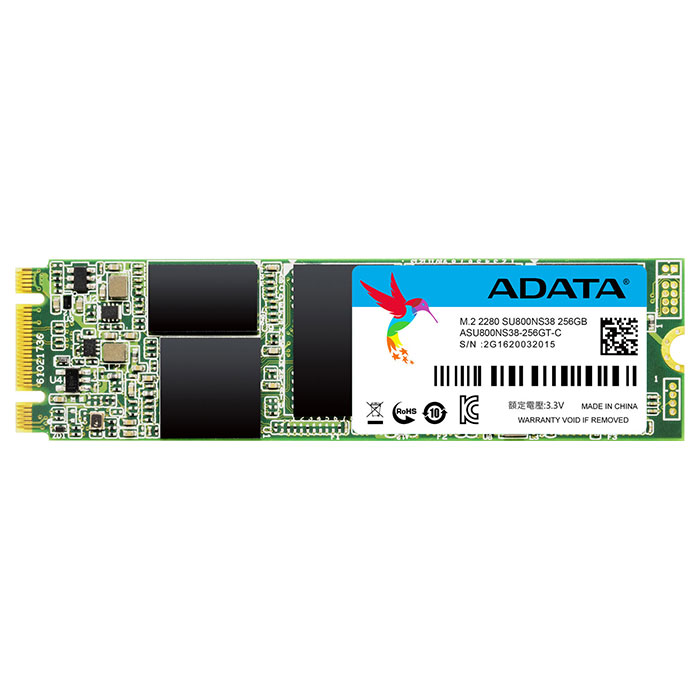 SSD диск ADATA Ultimate SU800 256GB M.2 SATA (ASU800NS38-256GT-C)