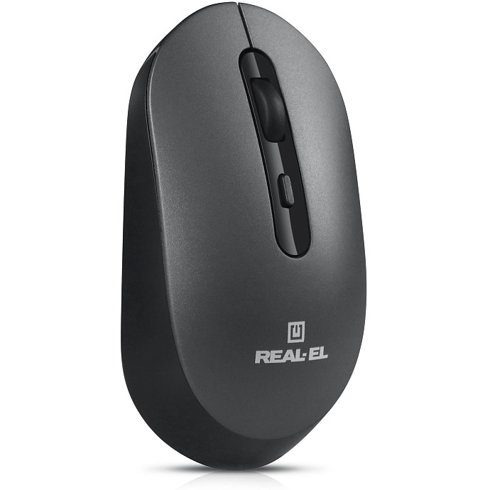 Мышь REAL-EL RM-470 Wireless Dark Gray (EL123200049)