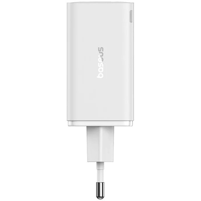 Зарядний пристрій BASEUS GaN6 Pro Fast Charger 2C+2U Moon White w/Type-C to Type-C cable (P10162701213-00)