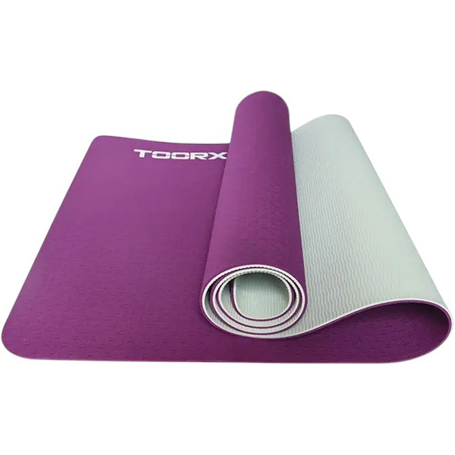 Килимок для фітнесу TOORX Yoga Professional Burgundy/Perla (MAT-184)