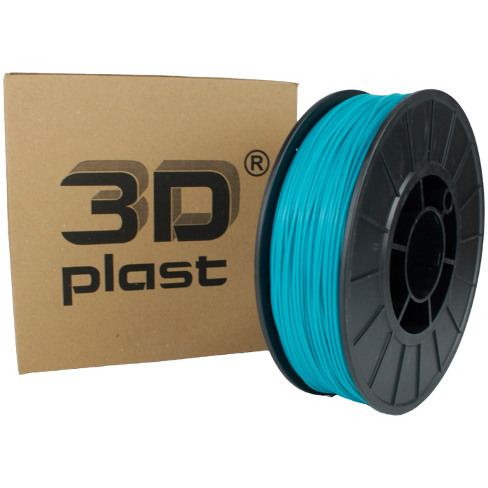 Пластик (филамент) для 3D принтера 3DPLAST PLA 1.75mm, 0.85кг, Turquoise