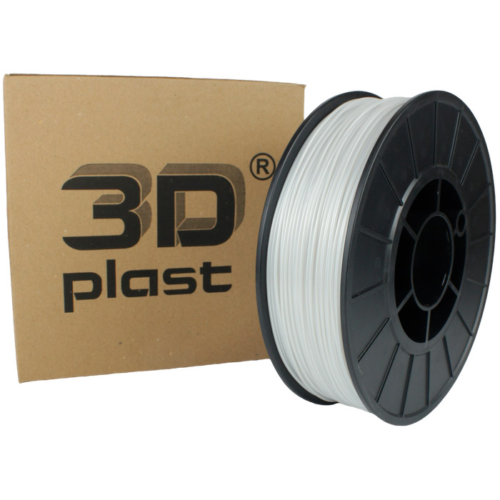 Пластик (філамент) для 3D принтера 3DPLAST PETG 1.75mm, 0.85кг, Pearl