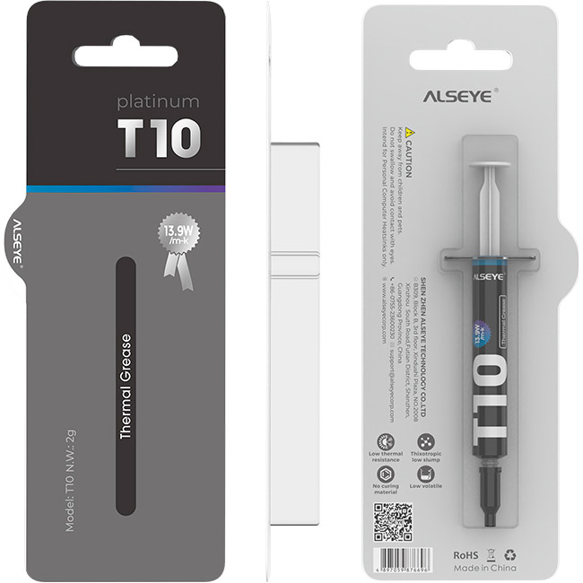 Термопаста ALSEYE T10 2g