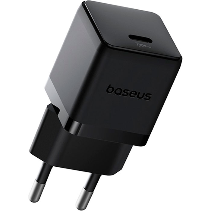 Зарядний пристрій BASEUS Palm Fast Charger 1C 20W EU Cluster Black (P10111602113-00)