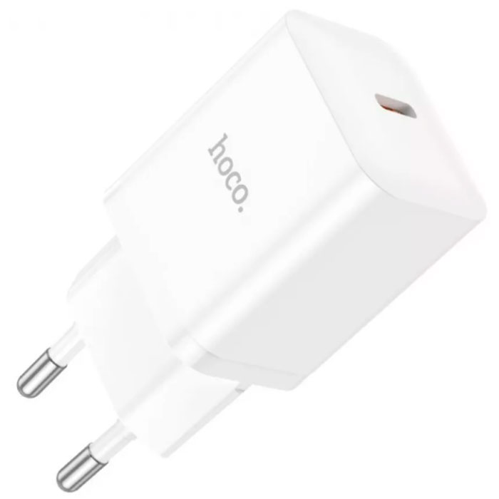 Зарядний пристрій HOCO N27 Innovative 1xUSB-C, PD20W White (6931474783455)