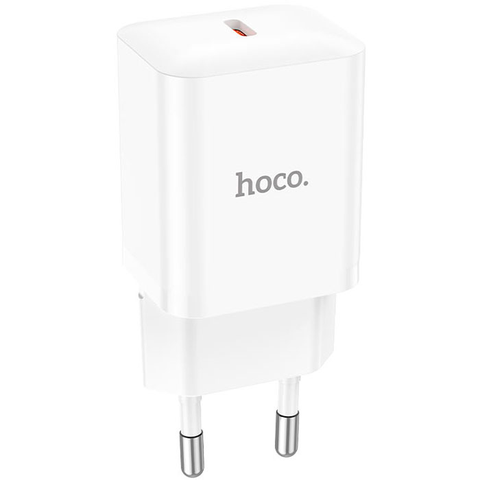 Зарядний пристрій HOCO N27 Innovative 1xUSB-C, PD20W White (6931474783455)