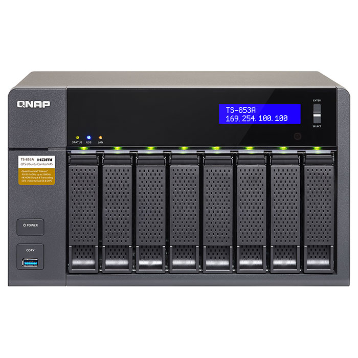 NAS-сервер QNAP TS-853A-4G